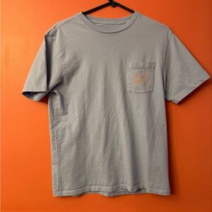 Vineyard Vines Light Blue Short Sleeve Tee with Pocket